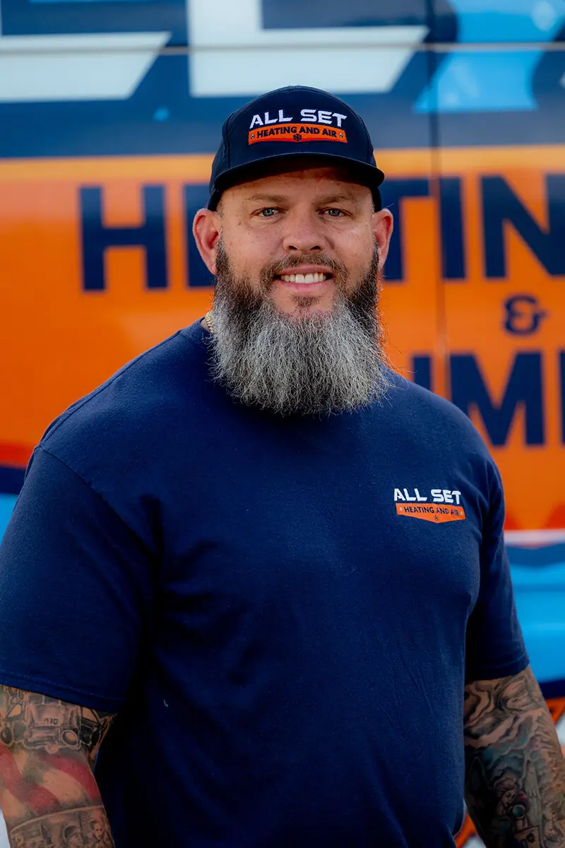 Keith Gause, owner of All Set Heating, Air & Plumbing